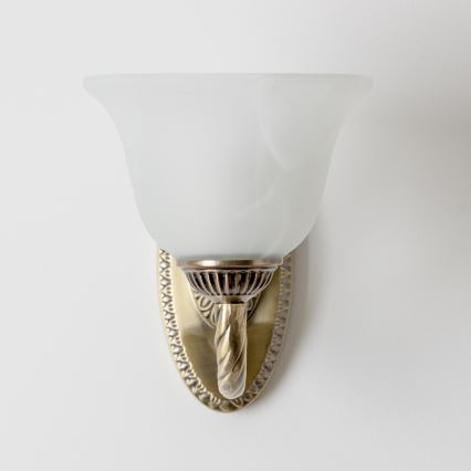 Brilagi - Vägglampa CLASSIC 1xE27/60W/230V mässing
