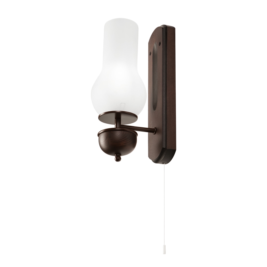 Brilagi - Vägglampa COTTAGE 1xE14/40W/230V bok/vit