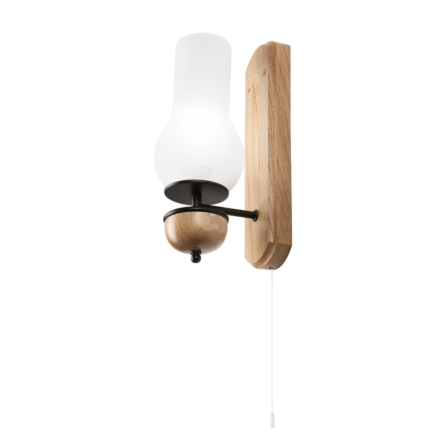 Brilagi - Vägglampa COTTAGE 1xE14/40W/230V ek/vit