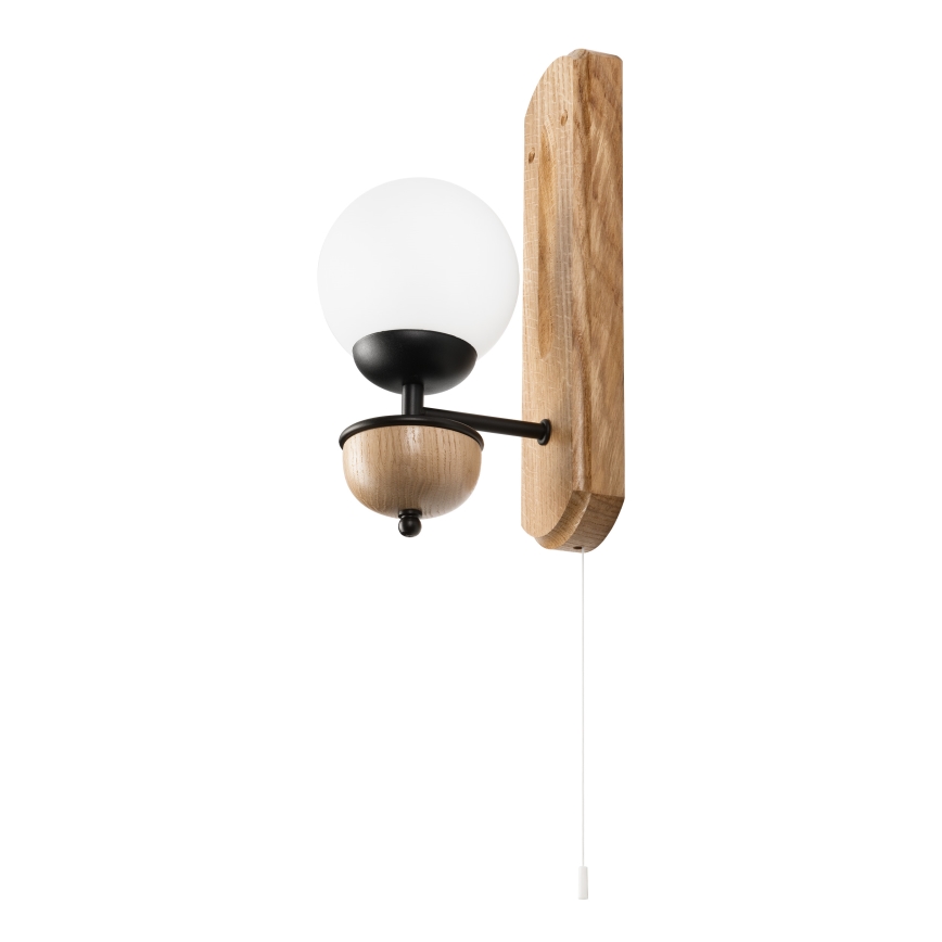 Brilagi - Vägglampa COTTAGE 1xG9/40W/230V ek/vit