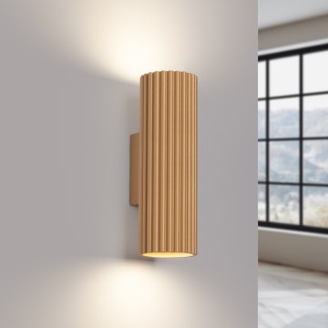 Brilagi - Vägglampa CRESTO 2xGU10/10W/230V 20 cm guld