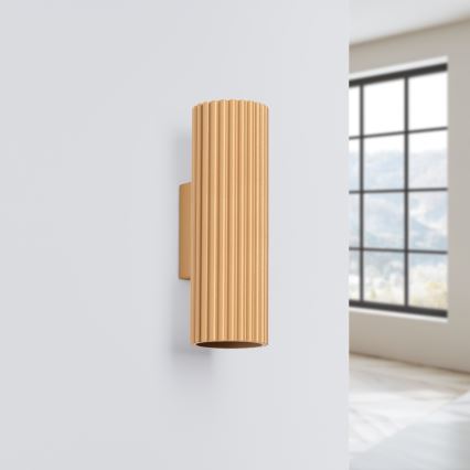 Brilagi - Vägglampa CRESTO 2xGU10/10W/230V 20 cm guld