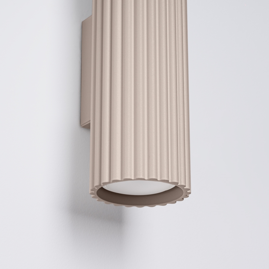 Brilagi - Vägglampa CRESTO 2xGU10/10W/230V 20 cm taupe