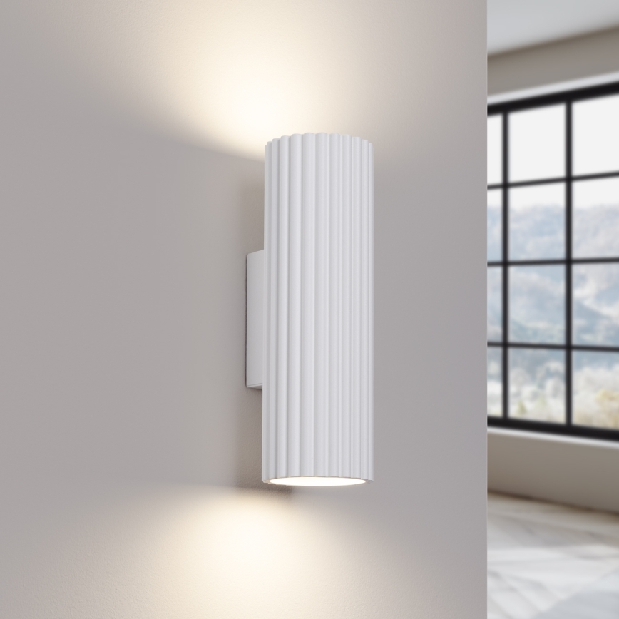Brilagi - Vägglampa CRESTO 2xGU10/10W/230V 20 cm vit