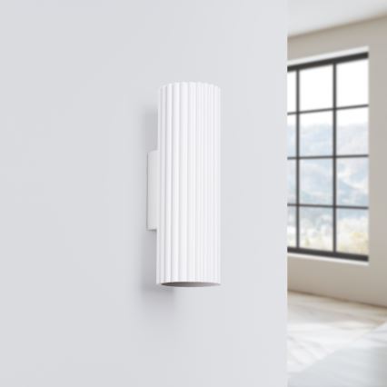Brilagi - Vägglampa CRESTO 2xGU10/10W/230V 20 cm vit