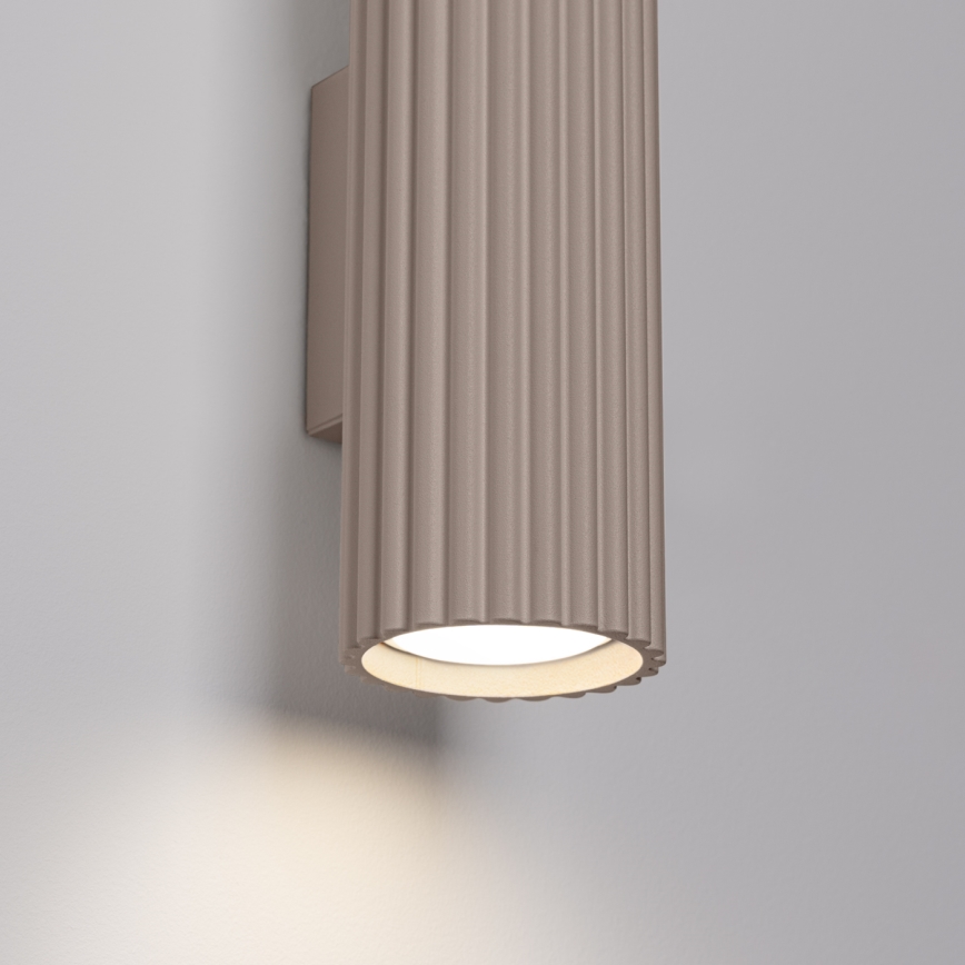 Brilagi - Vägglampa CRESTO 2xGU10/10W/230V 30 cm taupe