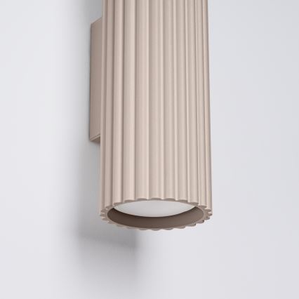 Brilagi - Vägglampa CRESTO 2xGU10/10W/230V 30 cm taupe