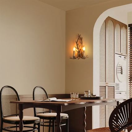 Brilagi - Vägglampa DEER 2xE14/10W/230V