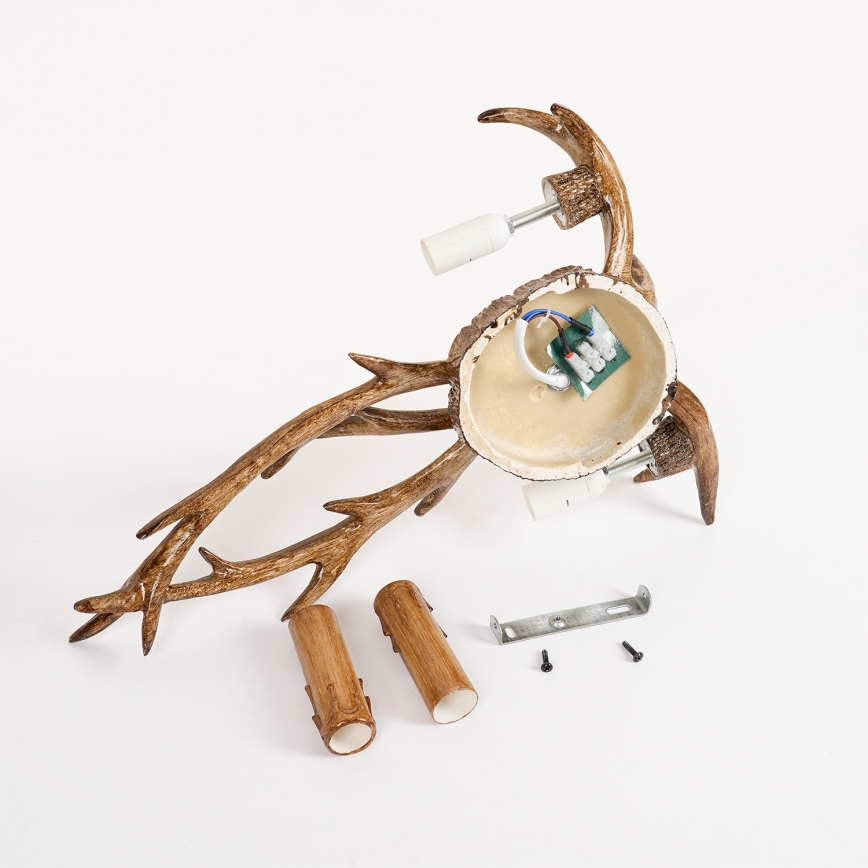 Brilagi - Vägglampa DEER 2xE14/10W/230V