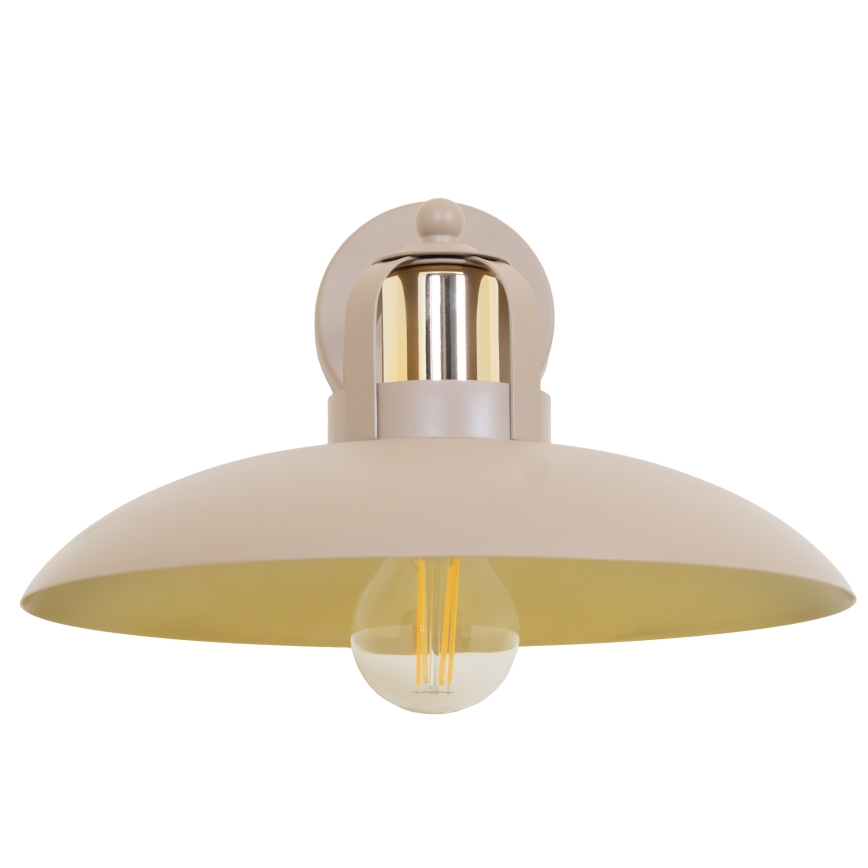 Brilagi - Vägglampa FLAMENGO 1xE27/60W/230V beige
