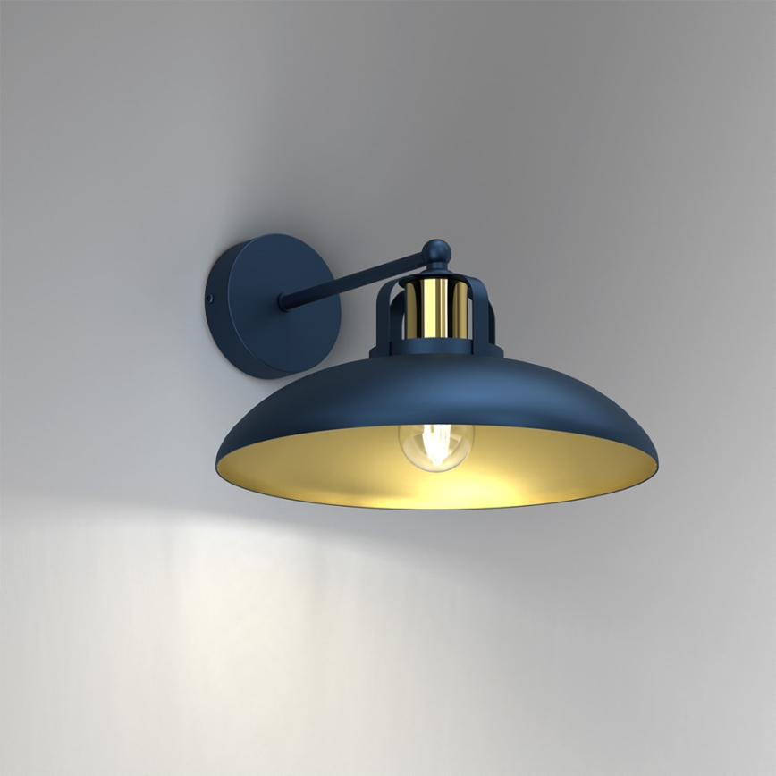 Brilagi - Vägglampa FLAMENGO 1xE27/60W/230V blå