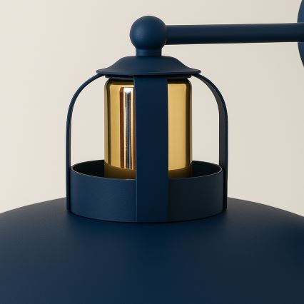 Brilagi - Vägglampa FLAMENGO 1xE27/60W/230V blå