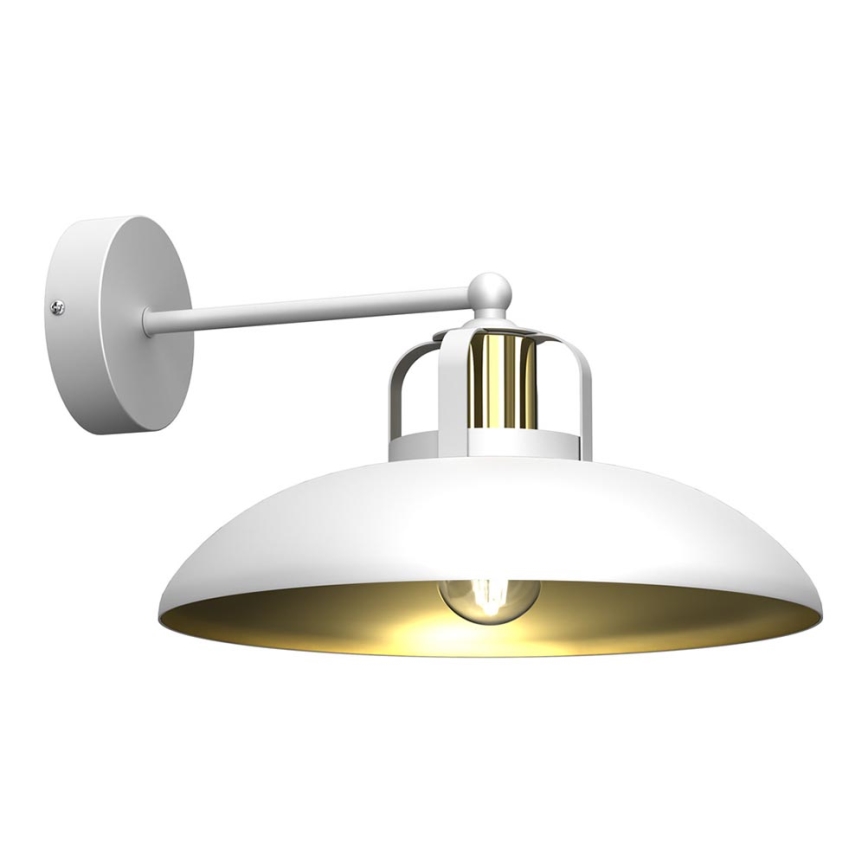 Brilagi - Vägglampa FLAMENGO 1xE27/60W/230V vit