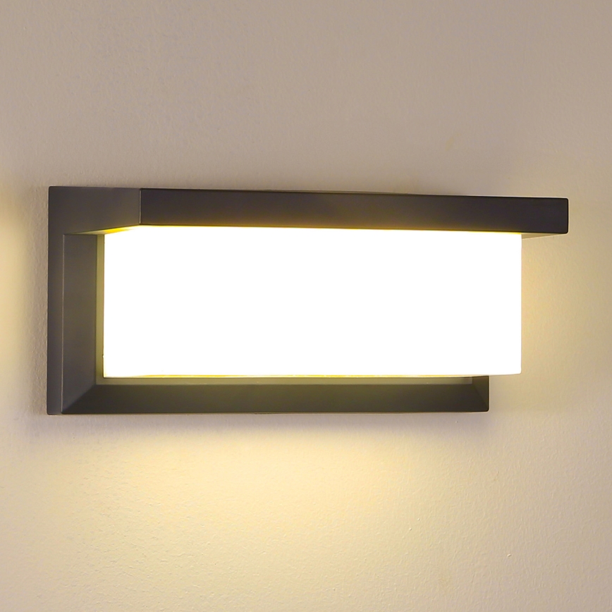 Brilagi - Vägglampa för utomhusbruk BRICKY 1xE27/60W/230V antracit IP54
