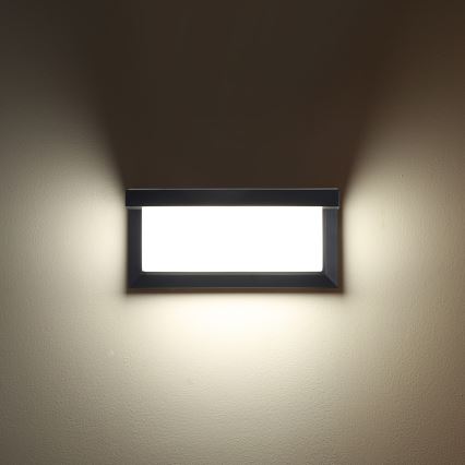 Brilagi - Vägglampa för utomhusbruk BRICKY 1xE27/60W/230V antracit IP54