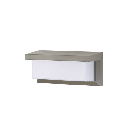 Brilagi - Vägglampa för utomhusbruk BRICKY 1xE27/60W/230V grå IP54