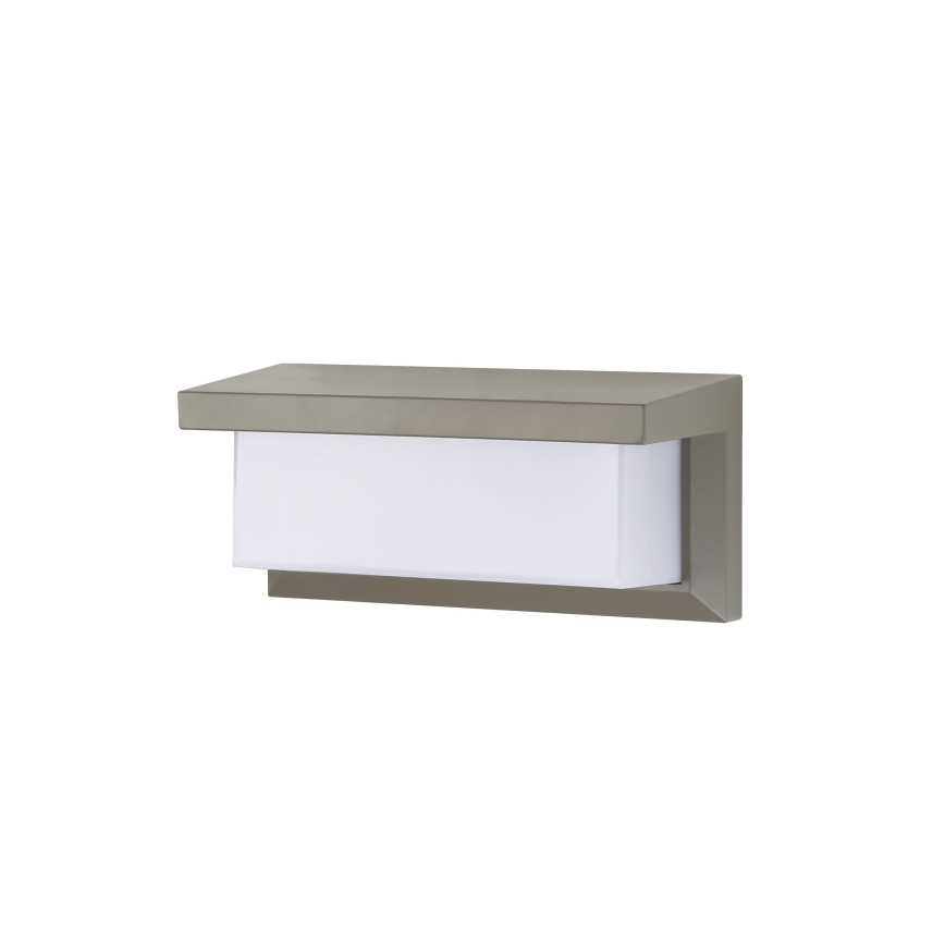 Brilagi - Vägglampa för utomhusbruk BRICKY 1xE27/60W/230V grå IP54