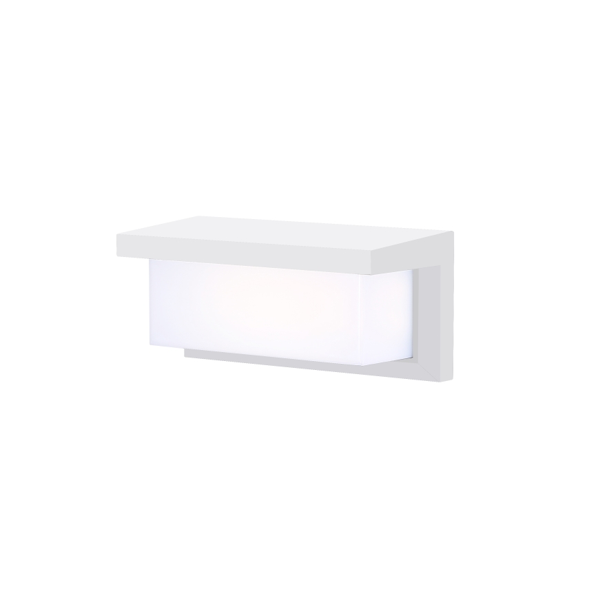 Brilagi - Vägglampa för utomhusbruk BRICKY 1xE27/60W/230V vit IP54