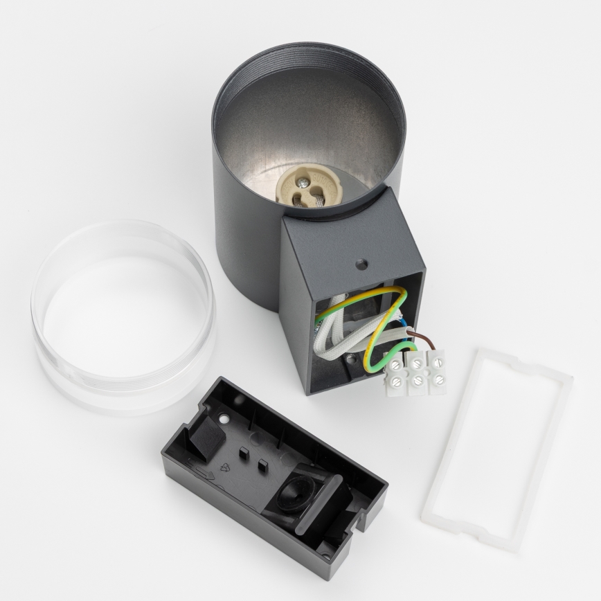 Brilagi - Vägglampa för utomhusbruk MATERA 1xGU10/30W/230V antracit IP54
