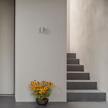 Brilagi - Vägglampa för utomhusbruk MATERA 1xGU10/30W/230V grå IP54