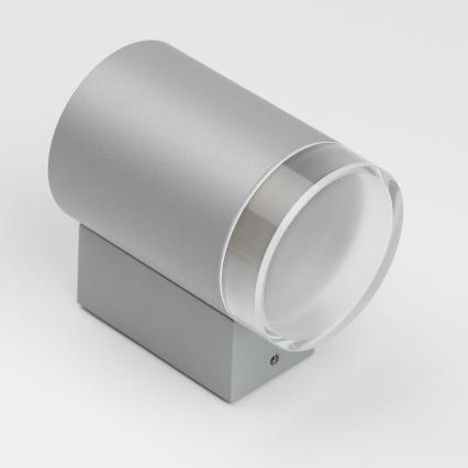Brilagi - Vägglampa för utomhusbruk MATERA 1xGU10/30W/230V grå IP54