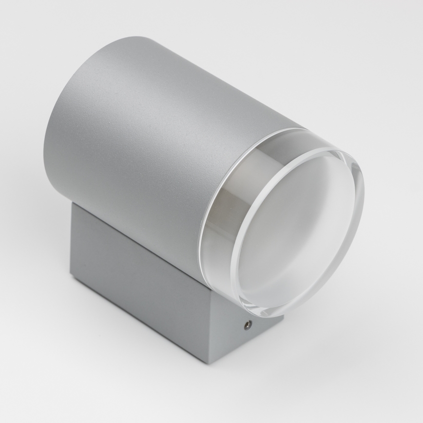 Brilagi - Vägglampa för utomhusbruk MATERA 1xGU10/30W/230V grå IP54