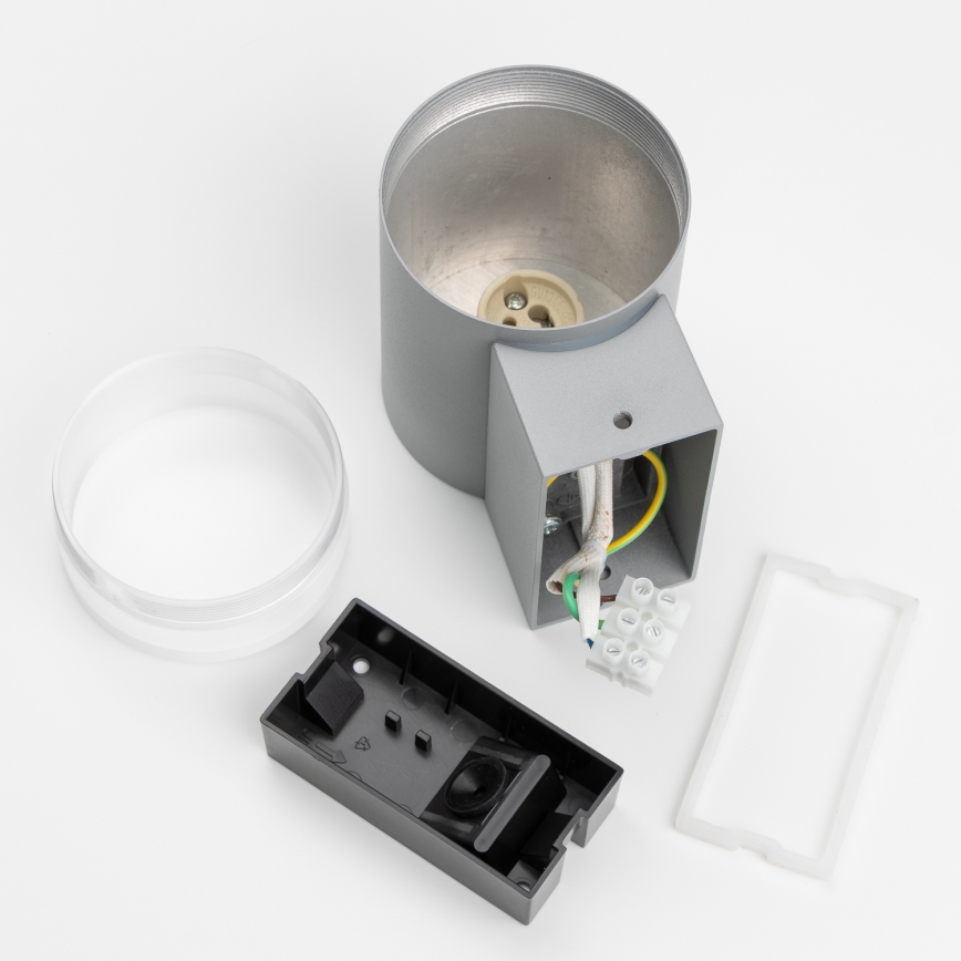 Brilagi - Vägglampa för utomhusbruk MATERA 1xGU10/30W/230V grå IP54