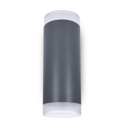 Brilagi - Vägglampa för utomhusbruk MATERA 2xGU10/30W/230V antracit IP54