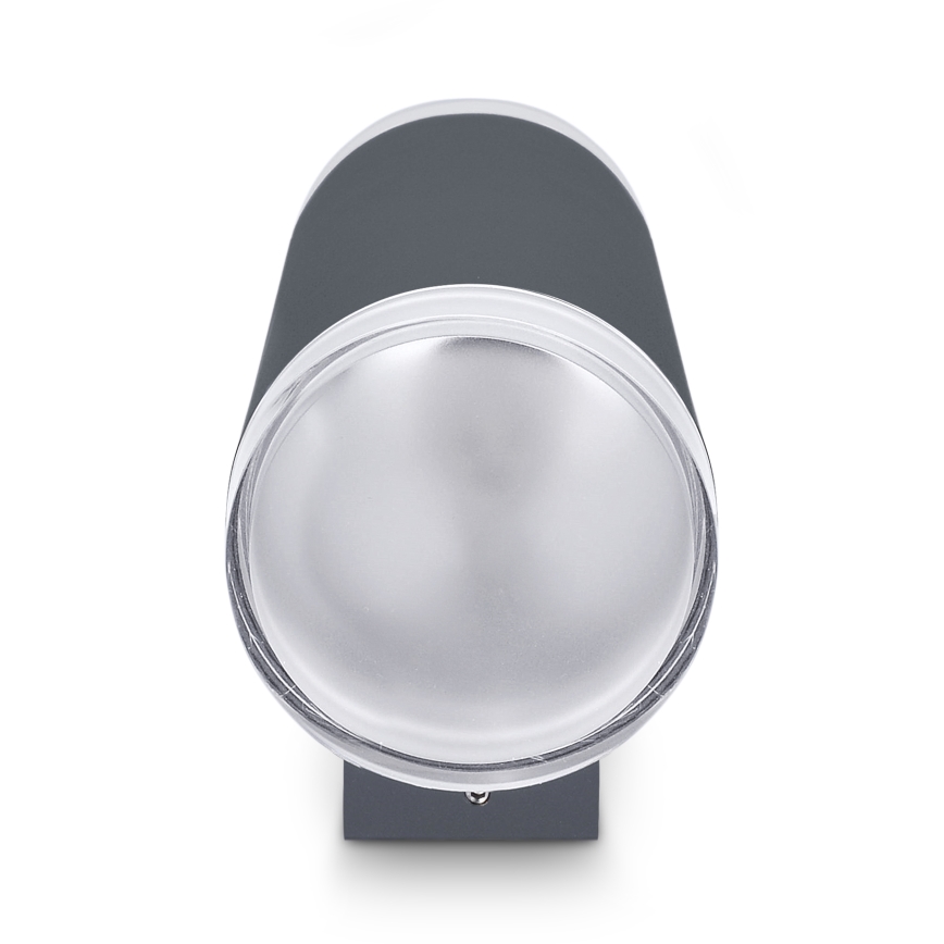 Brilagi - Vägglampa för utomhusbruk MATERA 2xGU10/30W/230V antracit IP54