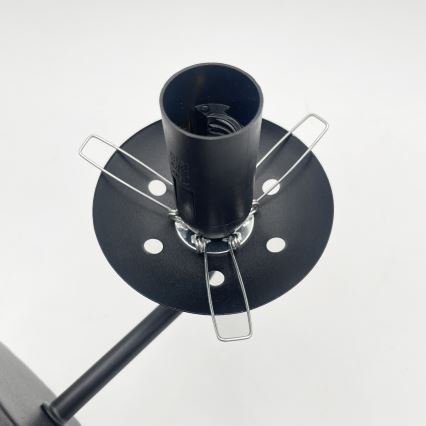 Brilagi - Vägglampa MALIVA 1xE14/15W/230V svart/klart glas