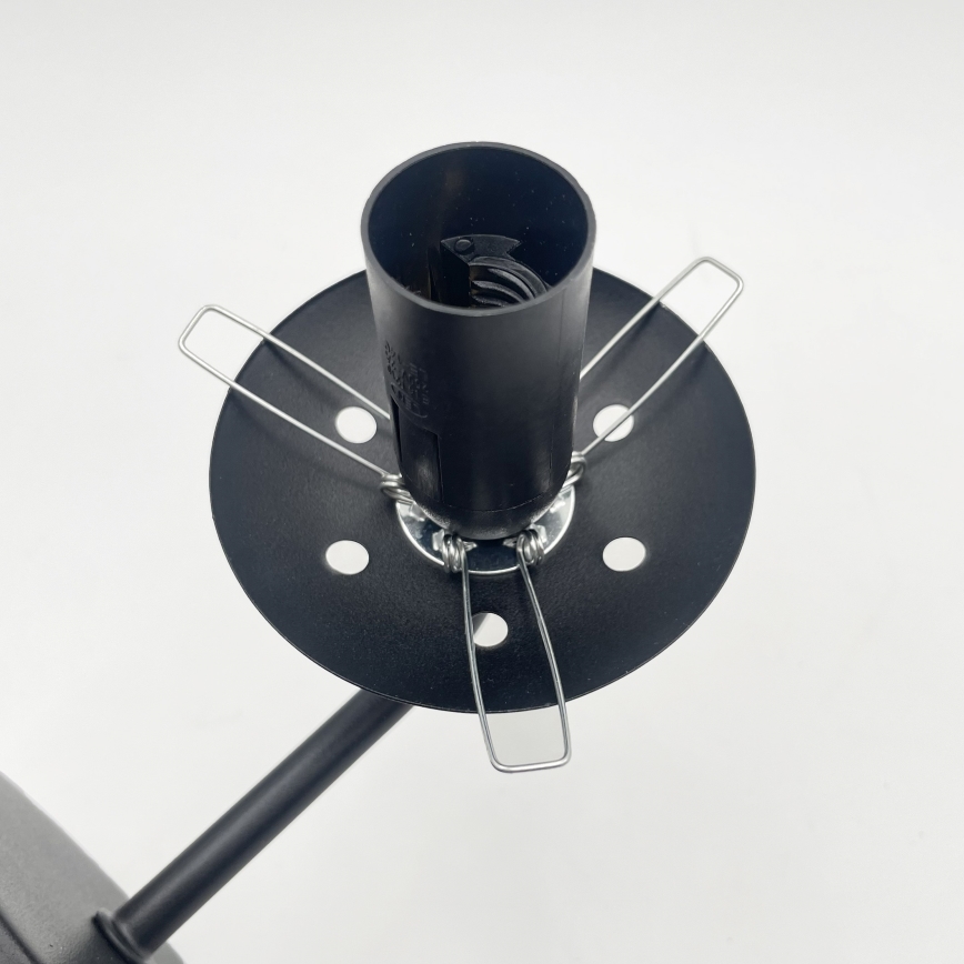 Brilagi - Vägglampa MALIVA 1xE14/15W/230V svart/rökfärgad