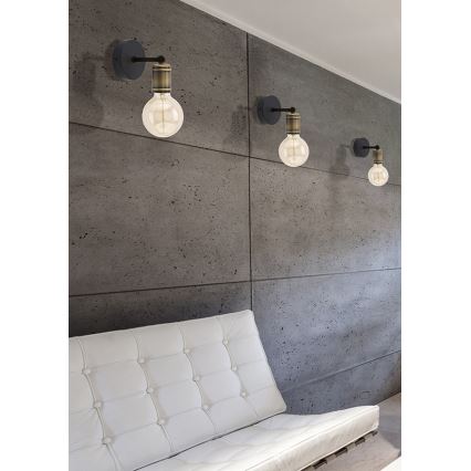 Brilagi - Vägglampa OMBORO 1xE27/60W/230V