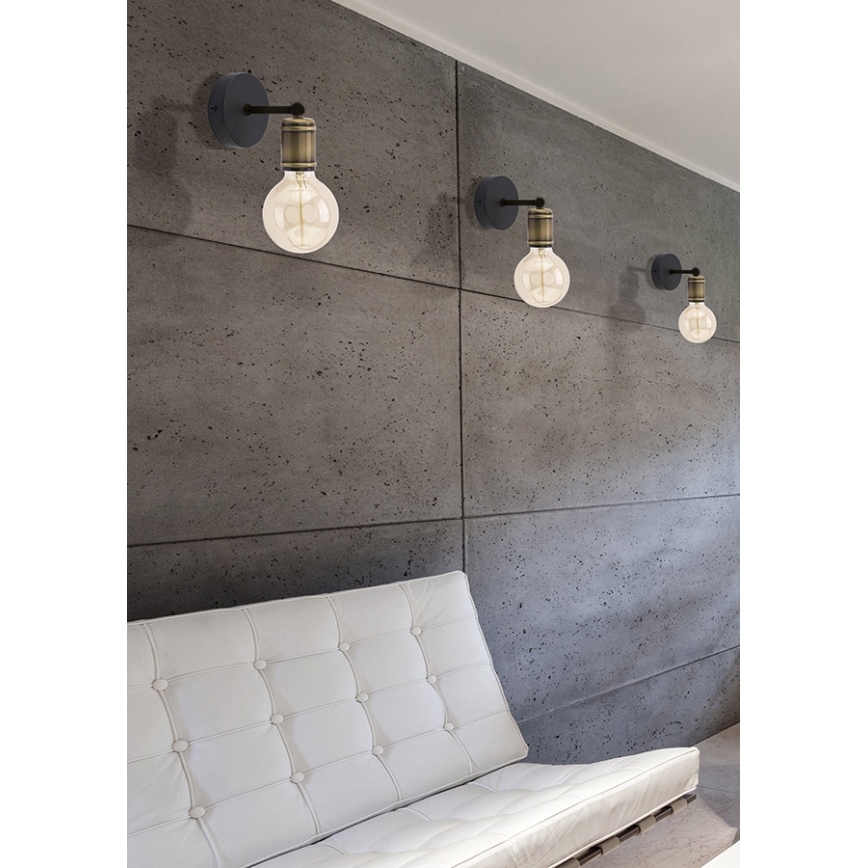 Brilagi - Vägglampa OMBORO 1xE27/60W/230V