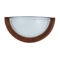 Brilagi - Vägglampa ORBIS 1xE27/60W/230V 30 cm furu/ek