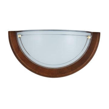 Brilagi - Vägglampa ORBIS 1xE27/60W/230V 30 cm furu/ek