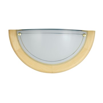 Brilagi - Vägglampa ORBIS 1xE27/60W/230V 30 cm furu