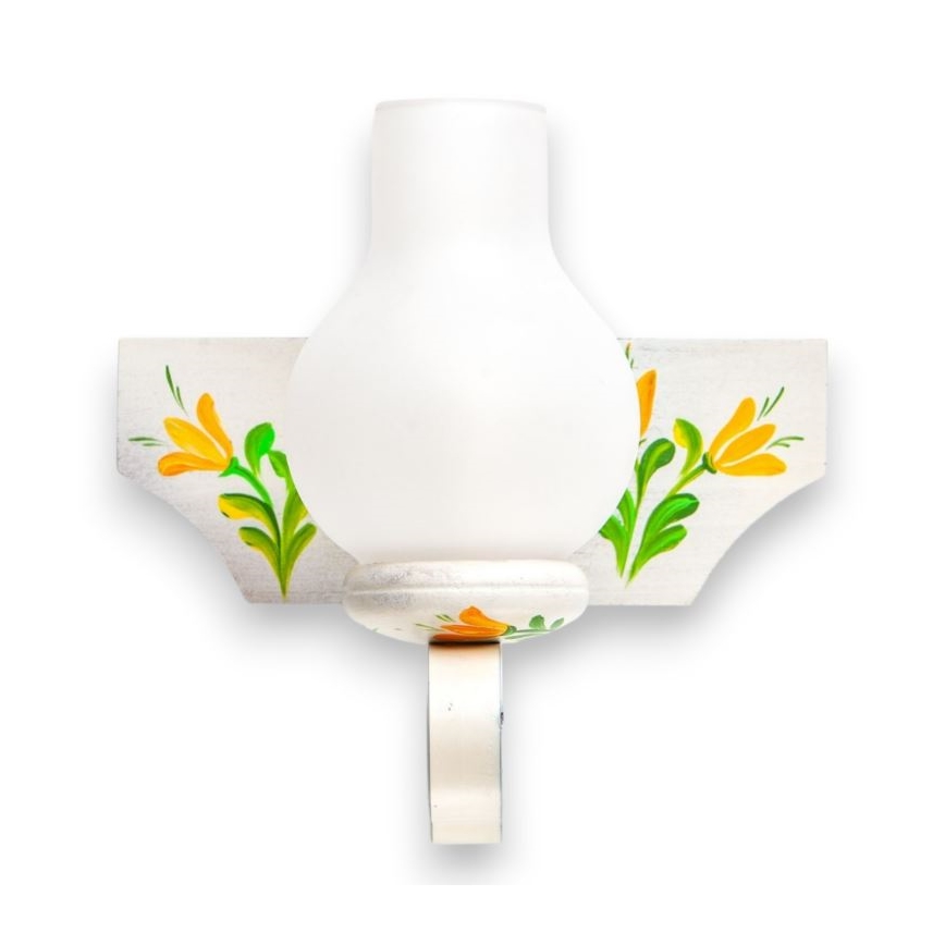 Brilagi - Vägglampa QUEEN 1xE14/40W/230V bok/grädde