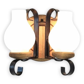 Brilagi - Vägglampa ROATA APLICA 2xE14/40W/230V bok