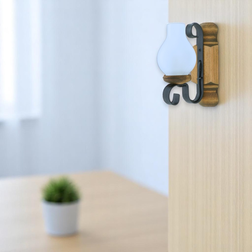 Brilagi - Vägglampa RUSTIC 1xE14/40W/230V bok