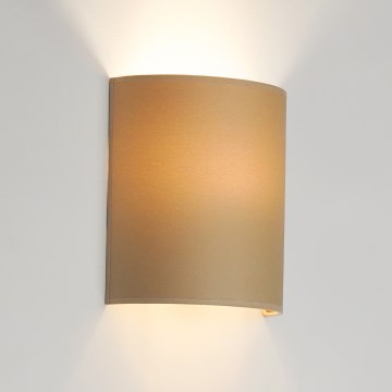 Brilagi - Vägglampa SEMI 1xE27/15W/230V beige