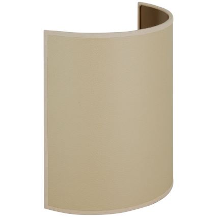 Brilagi - Vägglampa SEMI 1xE27/15W/230V beige