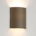 Brilagi - Vägglampa SEMI 1xE27/15W/230V brun