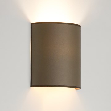 Brilagi - Vägglampa SEMI 1xE27/15W/230V brun