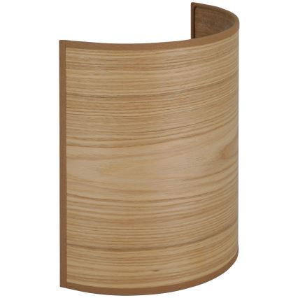 Brilagi - Vägglampa SEMI 1xE27/15W/230V brun