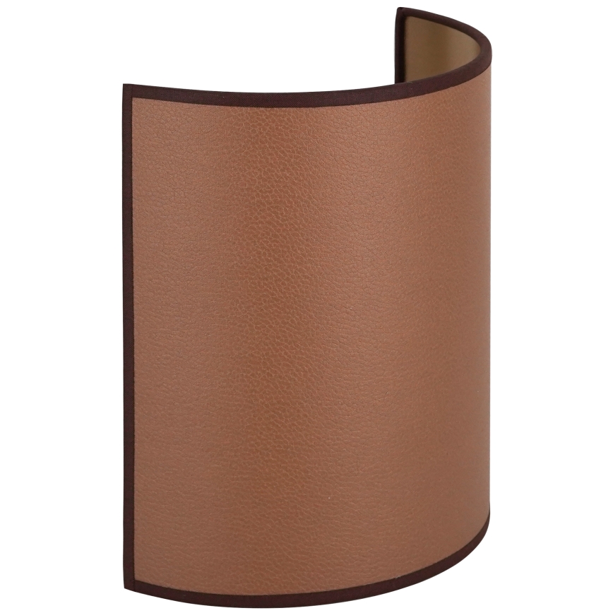 Brilagi - Vägglampa SEMI 1xE27/15W/230V diameter 20 cm brun