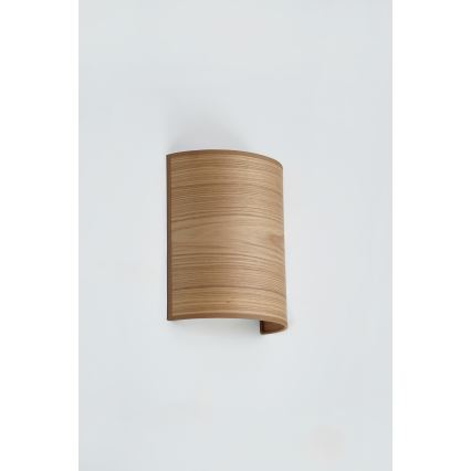 Brilagi - Vägglampa SEMI 1xE27/15W/230V diameter 20 cm brun