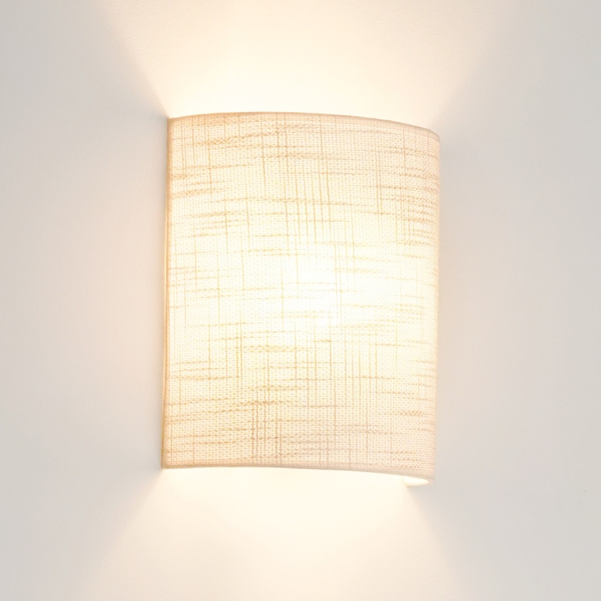 Brilagi - Vägglampa SEMI 1xE27/15W/230V diameter 20 cm grå