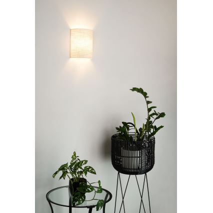 Brilagi - Vägglampa SEMI 1xE27/15W/230V diameter 20 cm grå