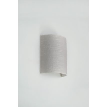 Brilagi - Vägglampa SEMI 1xE27/15W/230V diameter 20 cm grå