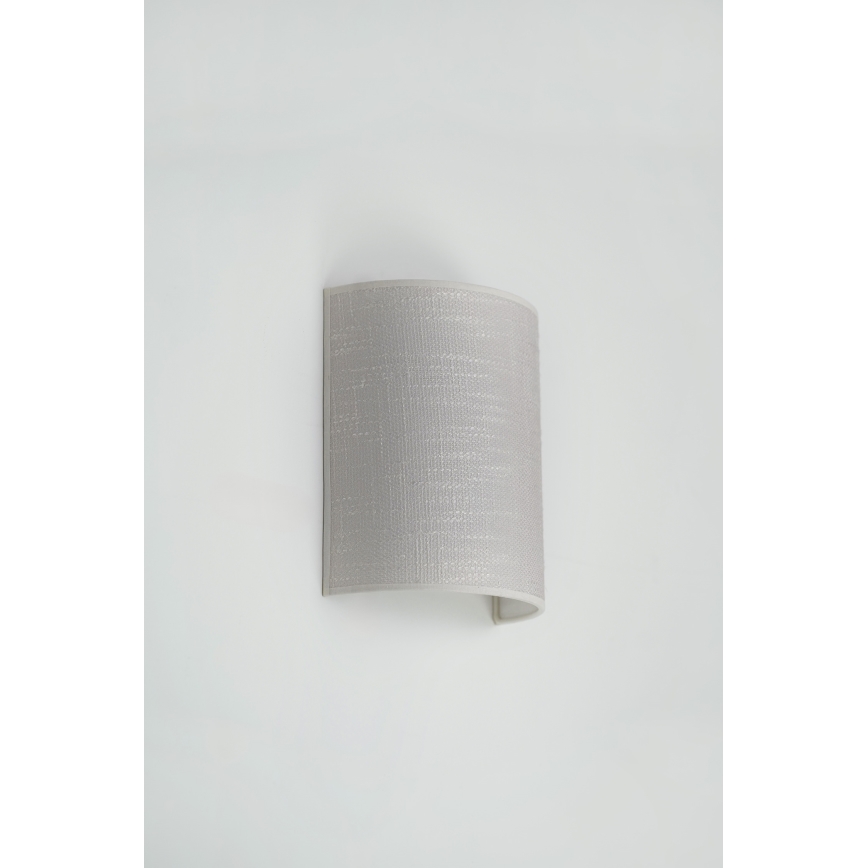 Brilagi - Vägglampa SEMI 1xE27/15W/230V diameter 20 cm grå